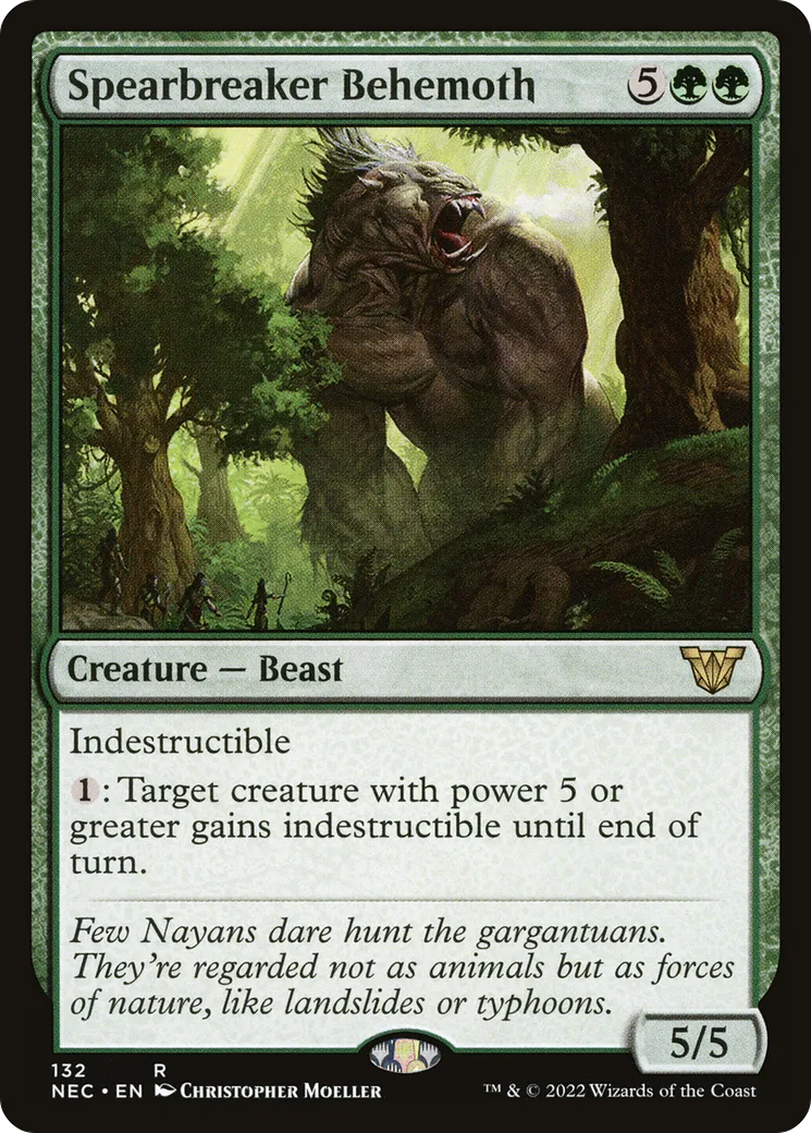 Spearbreaker Behemoth — Neon Dynasty Commander — Magic: The Gathering