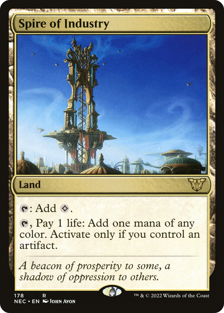 Spire of Industry — Neon Dynasty Commander — Magic: The Gathering