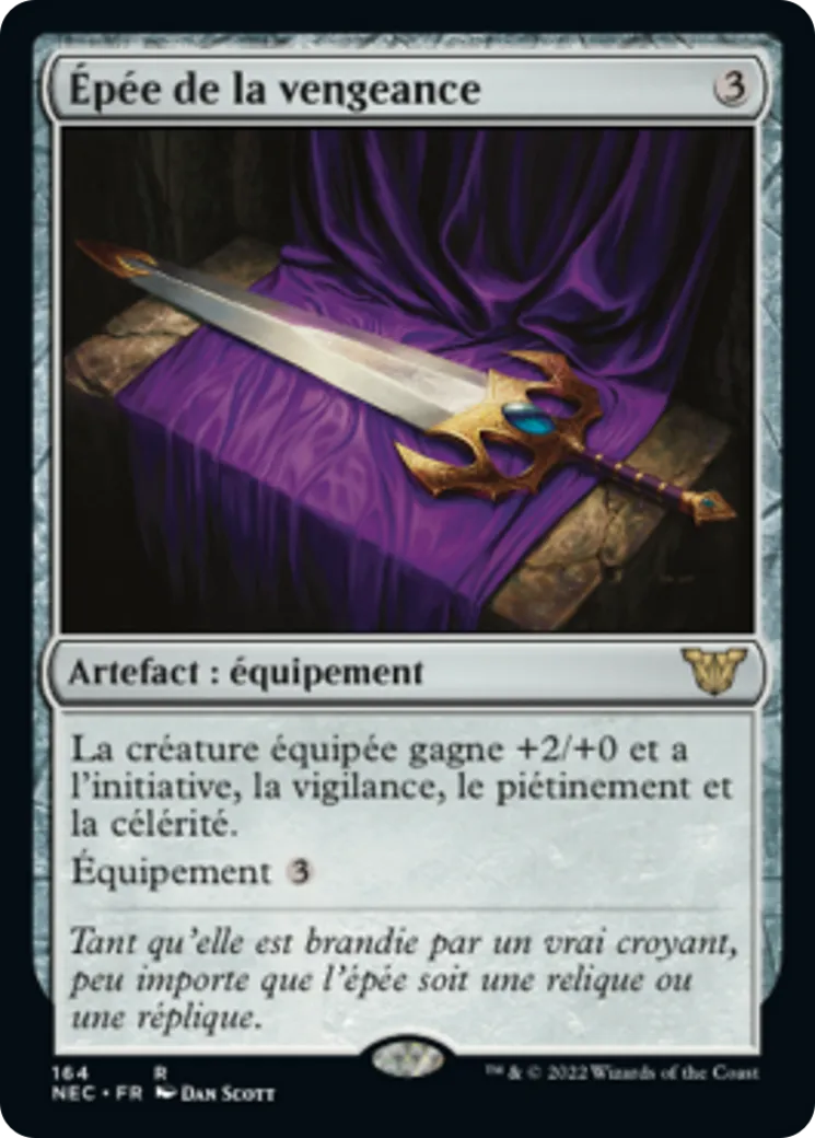 Épée de la vengeance — Neon Dynasty Commander — Magic: The Gathering