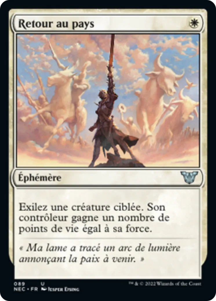 Retour au pays — Neon Dynasty Commander — Magic: The Gathering