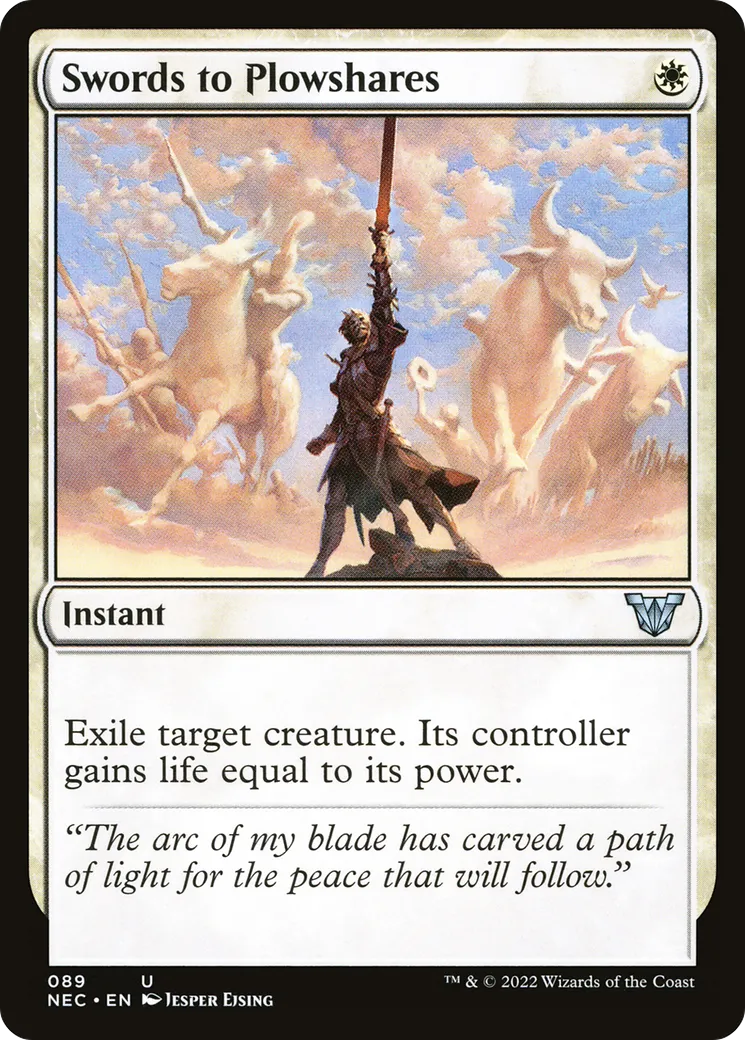 Swords to Plowshares — Neon Dynasty Commander — Magic: The Gathering