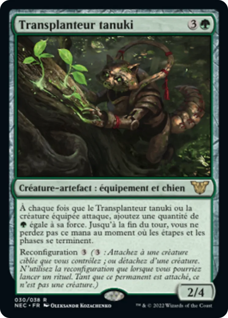 Transplanteur tanuki — Neon Dynasty Commander — Magic: The Gathering