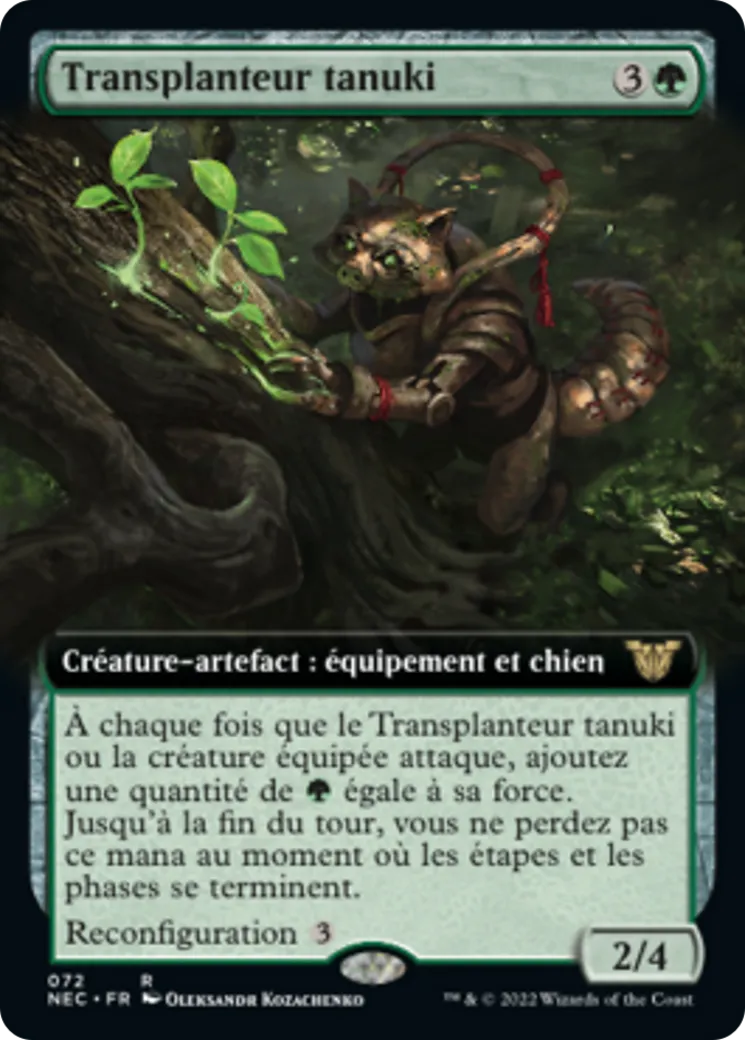 Transplanteur tanuki — Neon Dynasty Commander — Magic: The Gathering