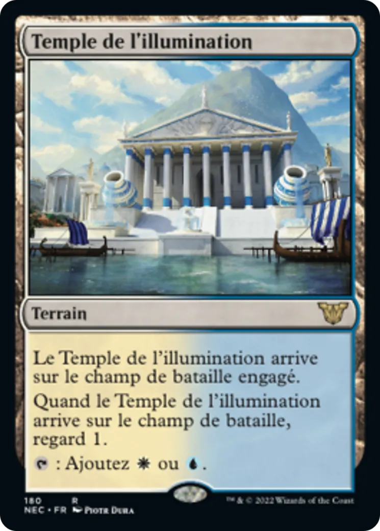 Temple de l'illumination — Neon Dynasty Commander — Magic: The Gathering