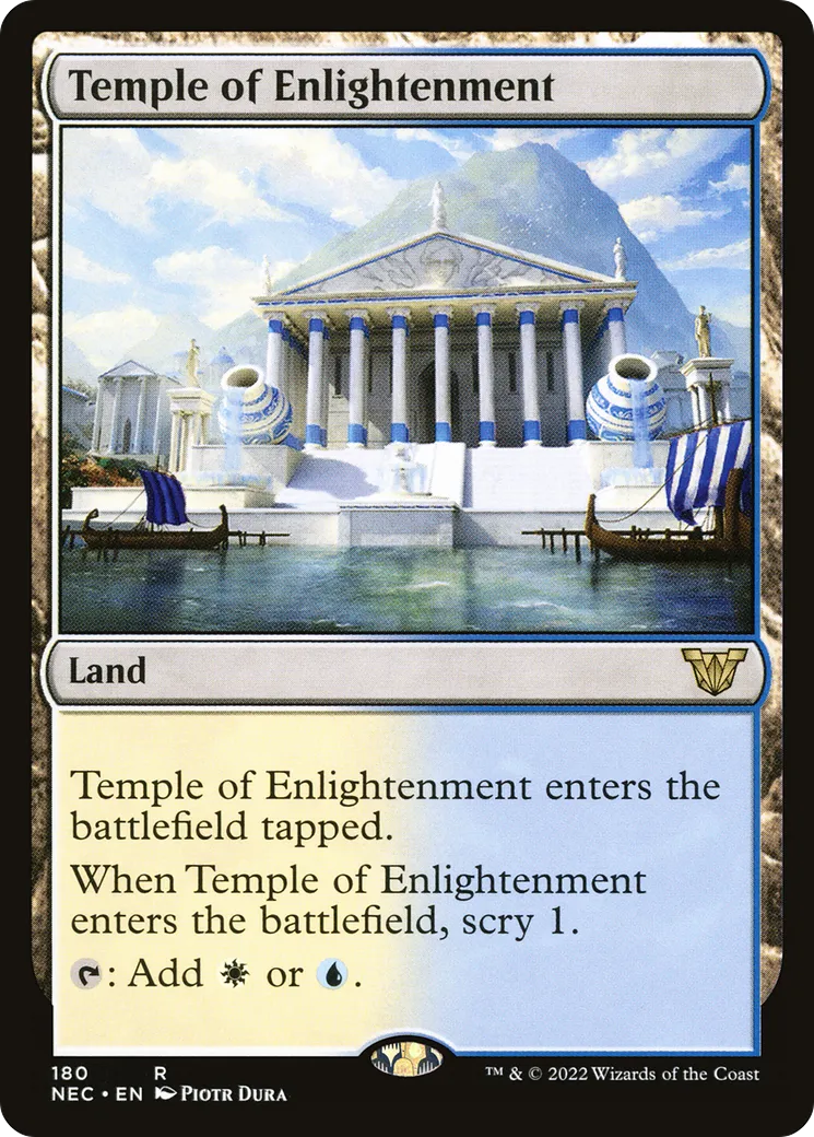 Temple of Enlightenment — Neon Dynasty Commander — Magic: The Gathering
