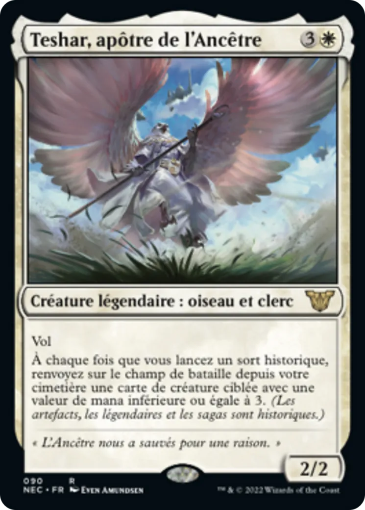 Teshar, apôtre de l'Ancêtre — Neon Dynasty Commander — Magic: The Gathering