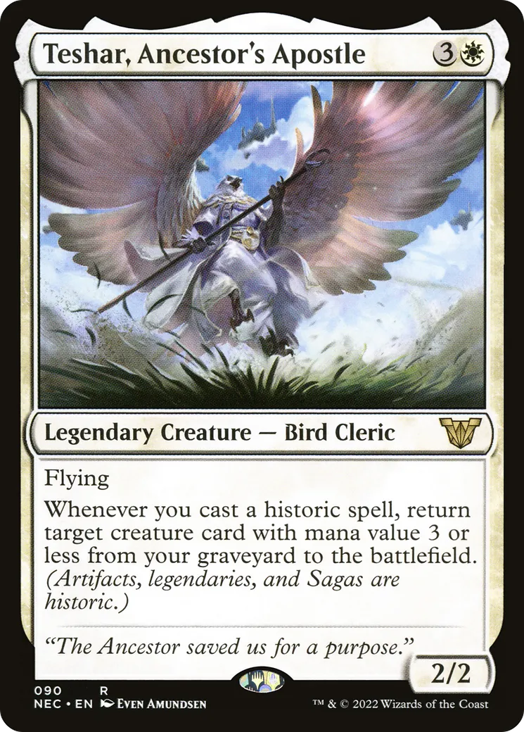 Teshar, apôtre de l'Ancêtre — Neon Dynasty Commander — Magic: The Gathering