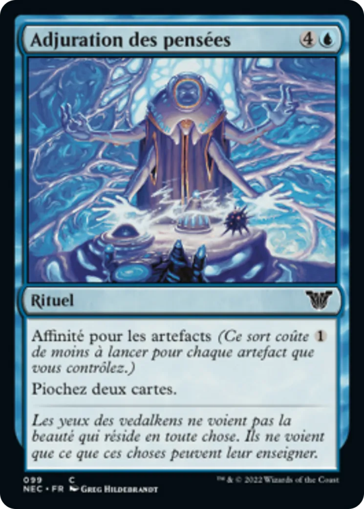 Adjuration des pensées — Neon Dynasty Commander — Magic: The Gathering