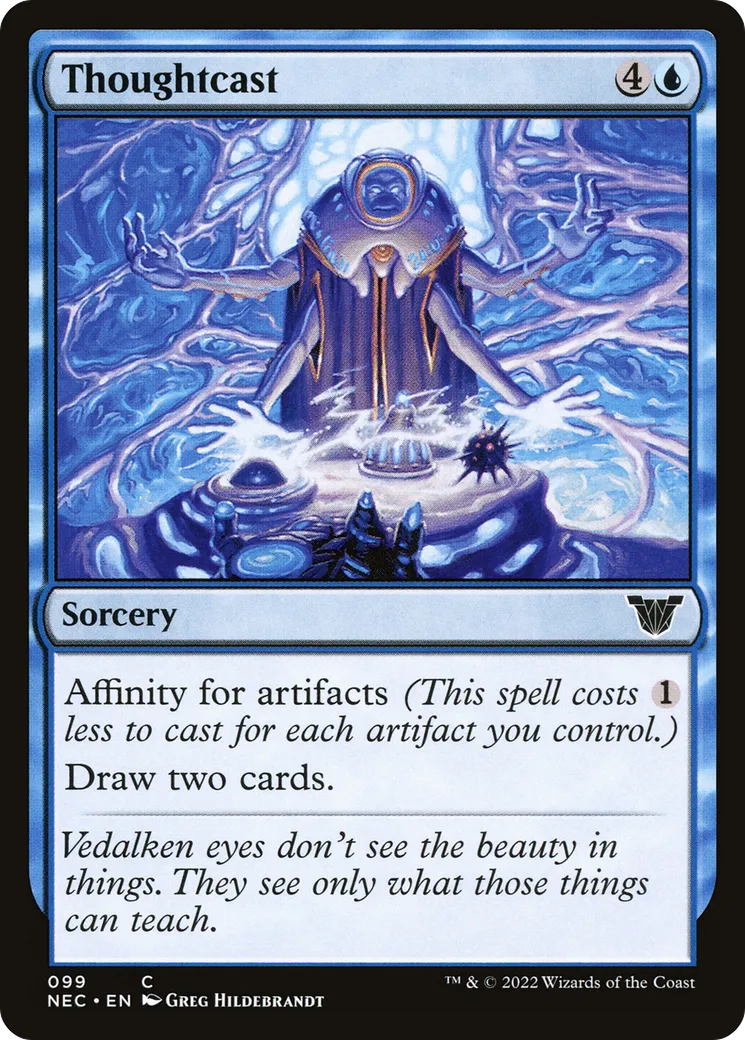 Thoughtcast — Neon Dynasty Commander — Magic: The Gathering