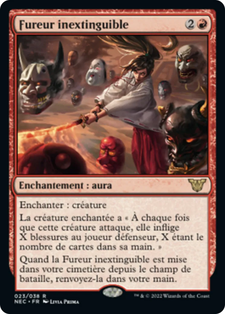 Fureur inextinguible — Neon Dynasty Commander — Magic: The Gathering