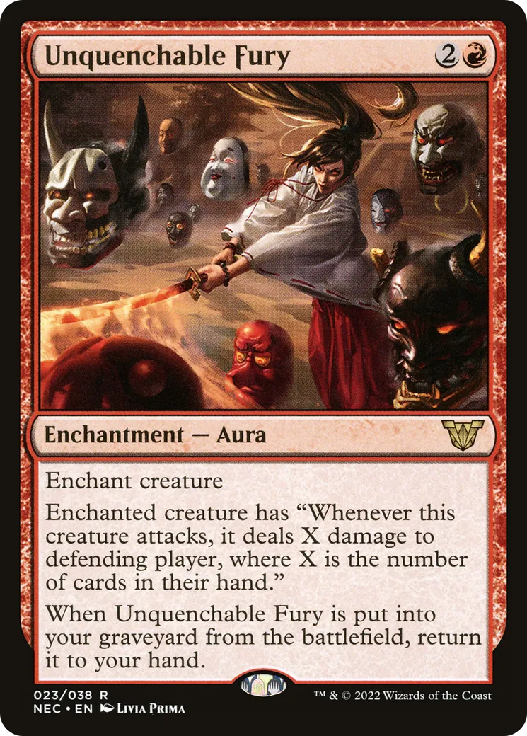 Unquenchable Fury — Neon Dynasty Commander — Magic: The Gathering