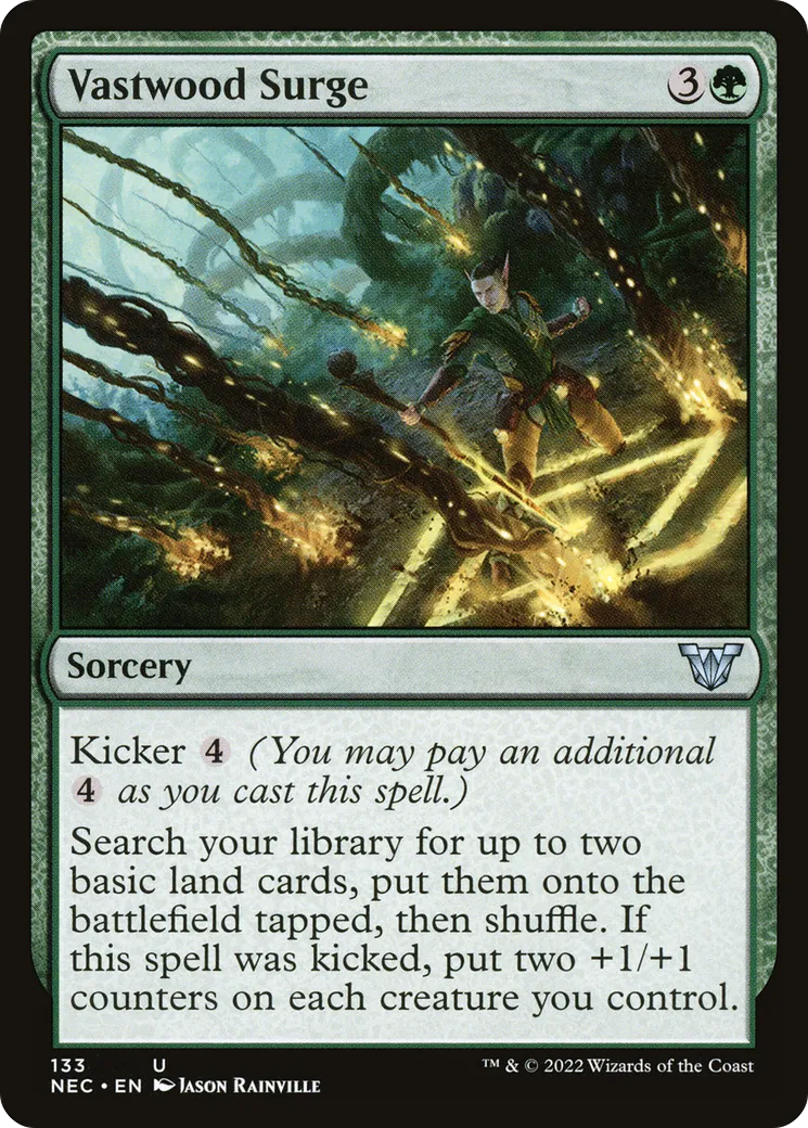 Déferlement de Vastebois — Neon Dynasty Commander — Magic: The Gathering
