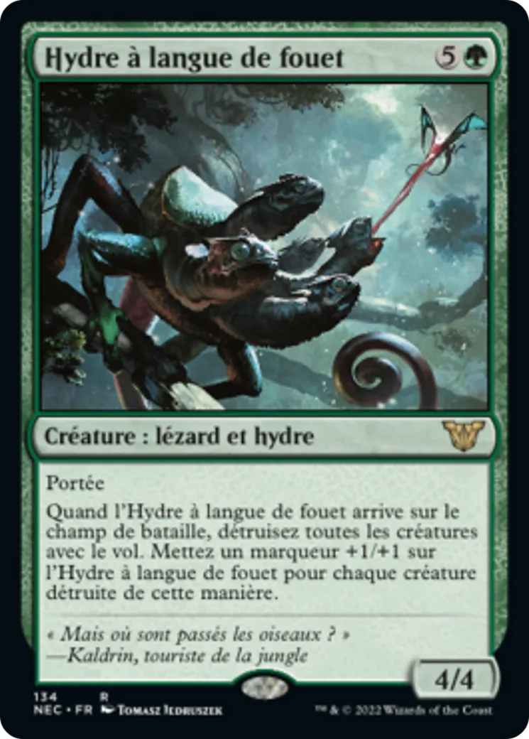Hydre à langue de fouet — Neon Dynasty Commander — Magic: The Gathering