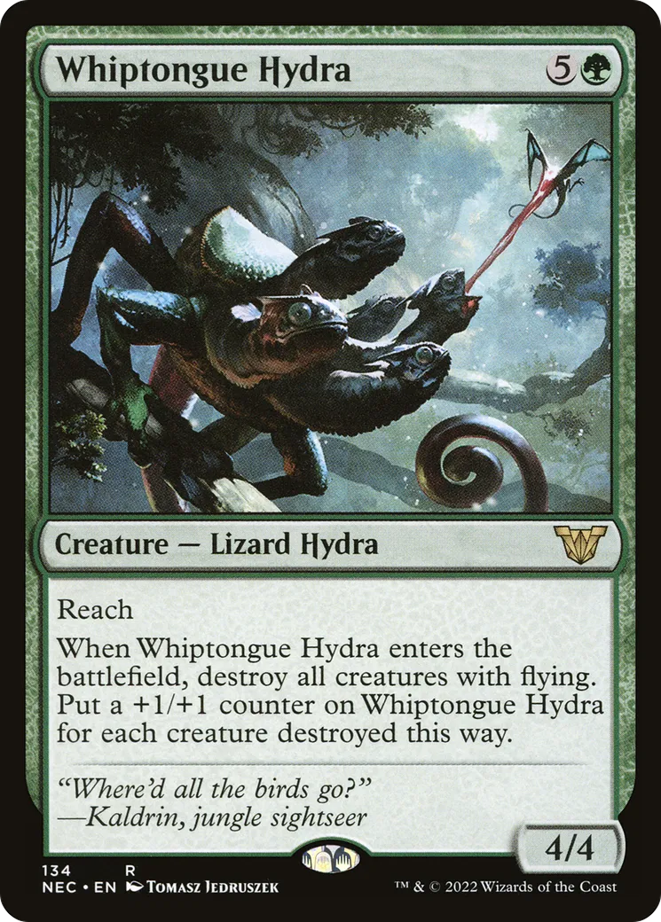 Whiptongue Hydra — Neon Dynasty Commander — Magic: The Gathering