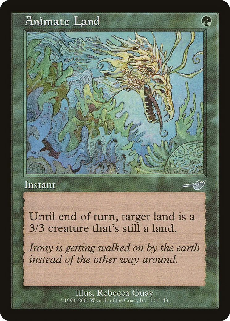 Animate Land — Nemesis — Magic: The Gathering