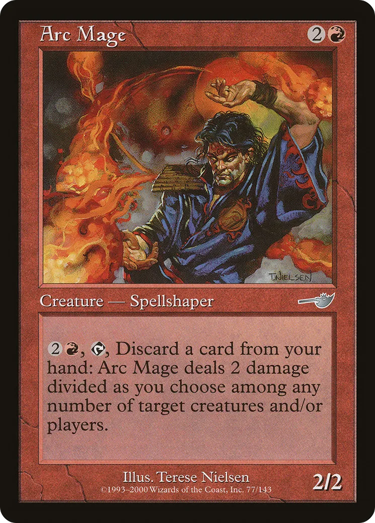 Mage à l'arc de feu — Nemesis — Magic: The Gathering