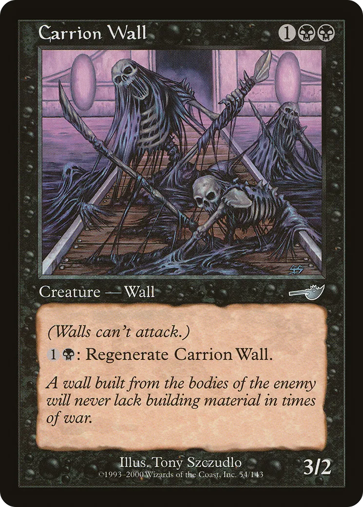 Mur de charogne — Nemesis — Magic: The Gathering
