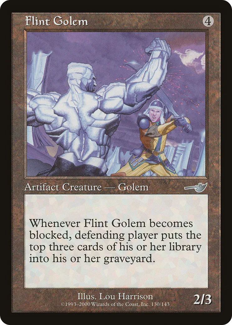 Flint Golem — Nemesis — Magic: The Gathering