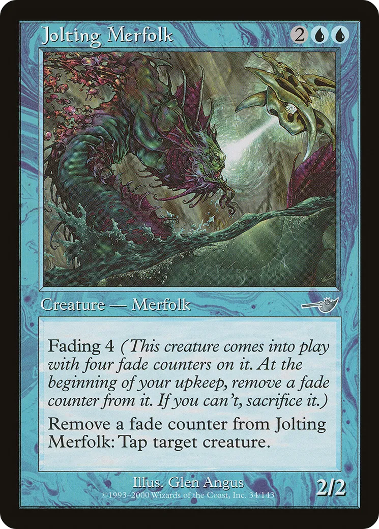 Jolting Merfolk — Nemesis — Magic: The Gathering