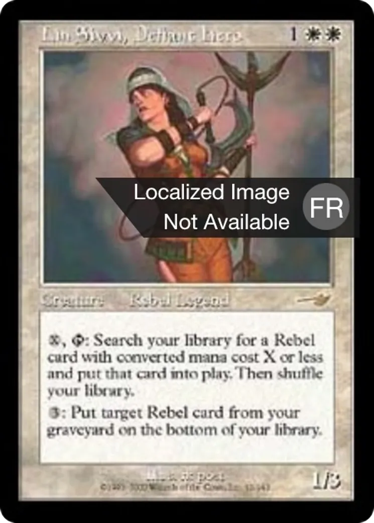 Line Sivvi, héroïne provocante — Nemesis — Magic: The Gathering