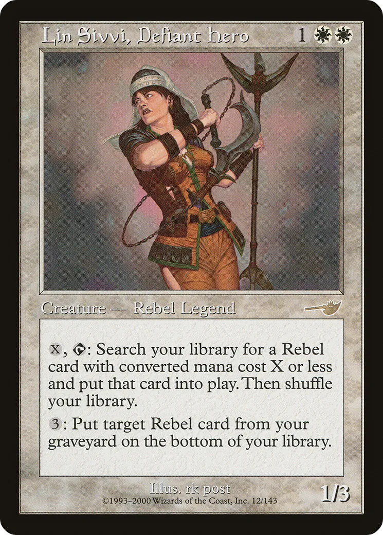 Line Sivvi, héroïne provocante — Nemesis — Magic: The Gathering