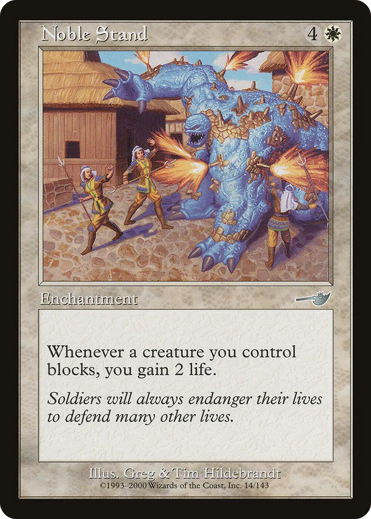 Noble attitude — Nemesis — Magic: The Gathering