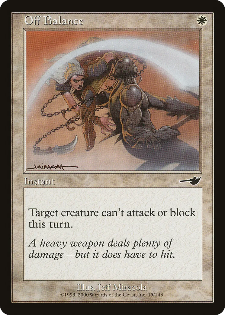 Off Balance from Nemesis - Magic: The Gathering