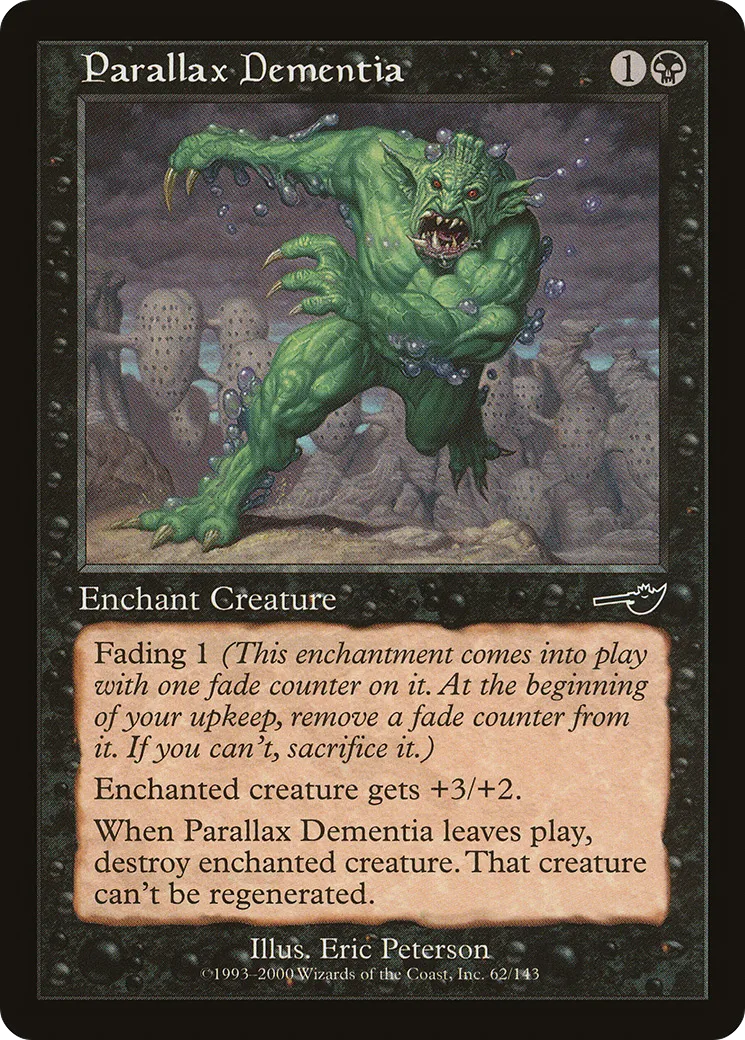 Parallaxe démentielle — Nemesis — Magic: The Gathering