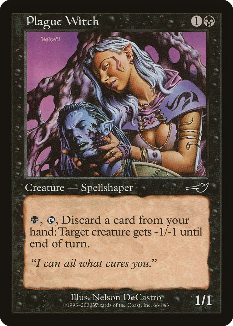 Sorcière de la peste — Nemesis — Magic: The Gathering