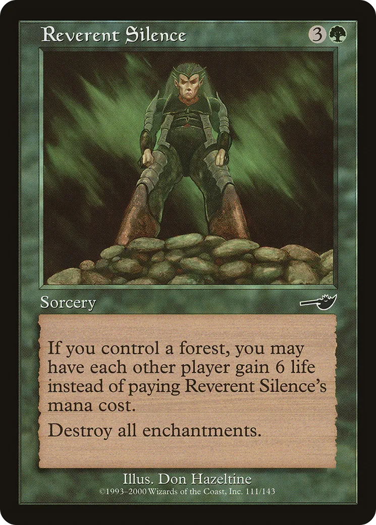 Silence révérencieux — Nemesis — Magic: The Gathering