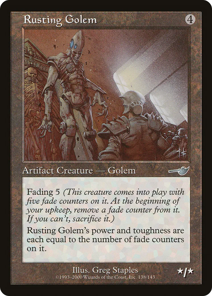 Rusting Golem — Nemesis — Magic: The Gathering