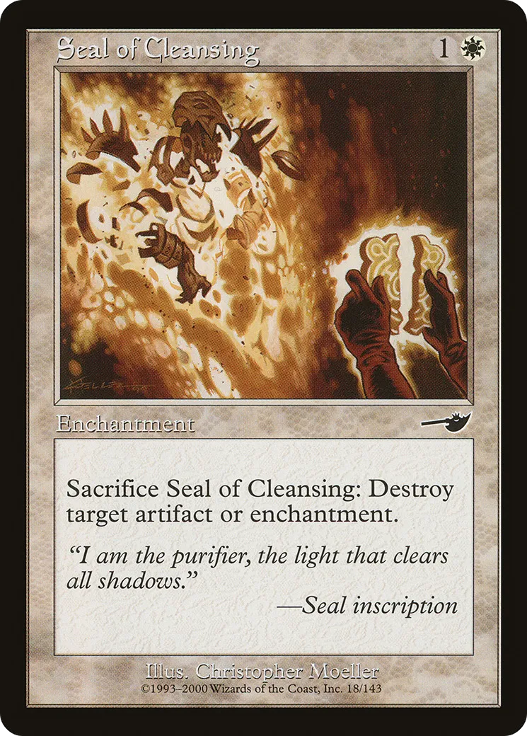 Sceau de nettoiement — Nemesis — Magic: The Gathering