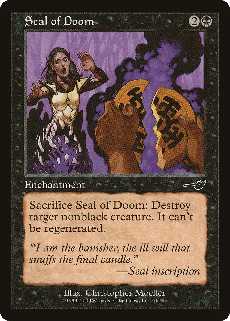 Seal of Doom — Nemesis — Magic: The Gathering