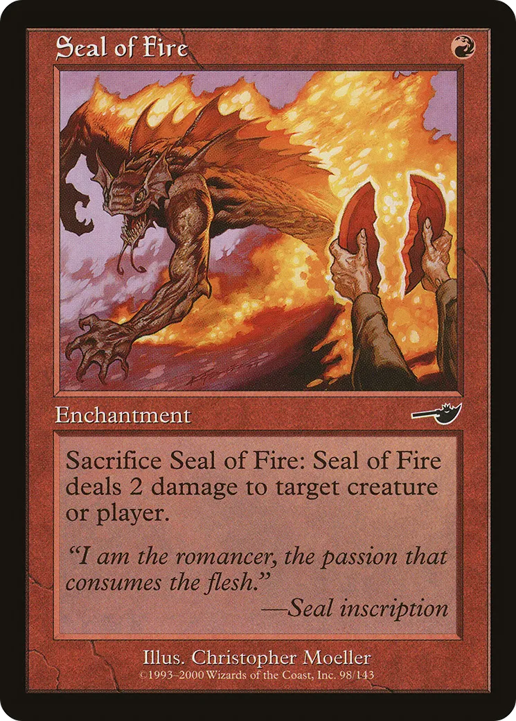 Seal of Fire — Nemesis — Magic: The Gathering