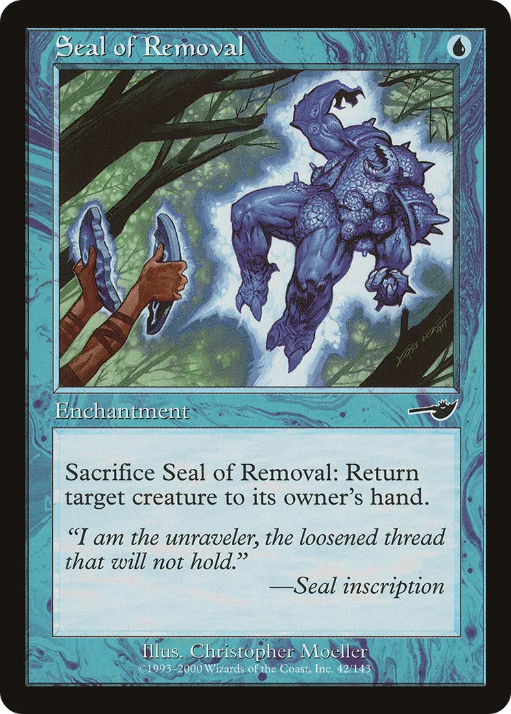 Seal of Removal — Nemesis — Magic: The Gathering
