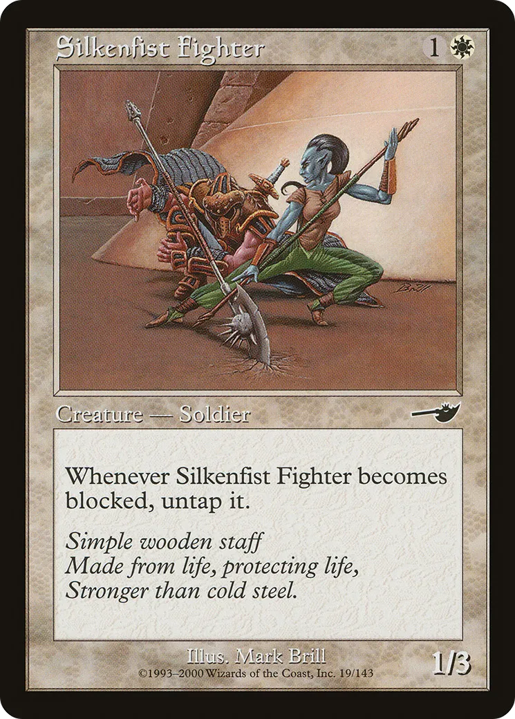 Silkenfist Fighter — Nemesis — Magic: The Gathering