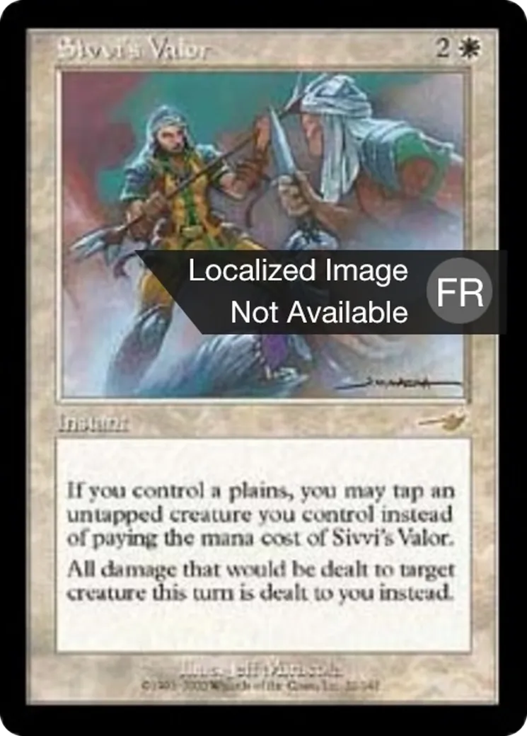 Courage selon Sivvi from Nemesis - Magic: The Gathering