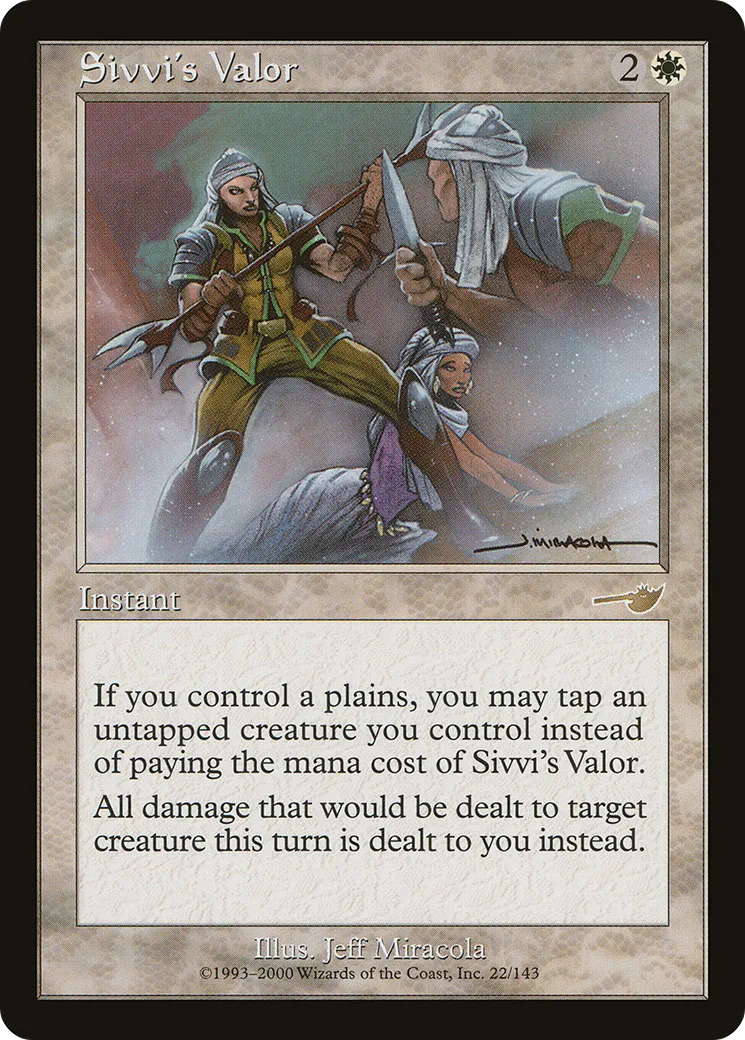 Sivvi's Valor — Nemesis — Magic: The Gathering
