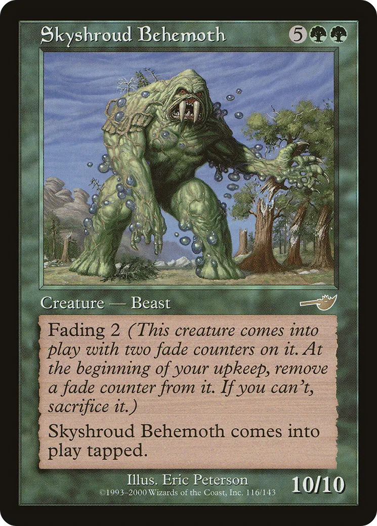 Béhémoth de Linciel — Nemesis — Magic: The Gathering