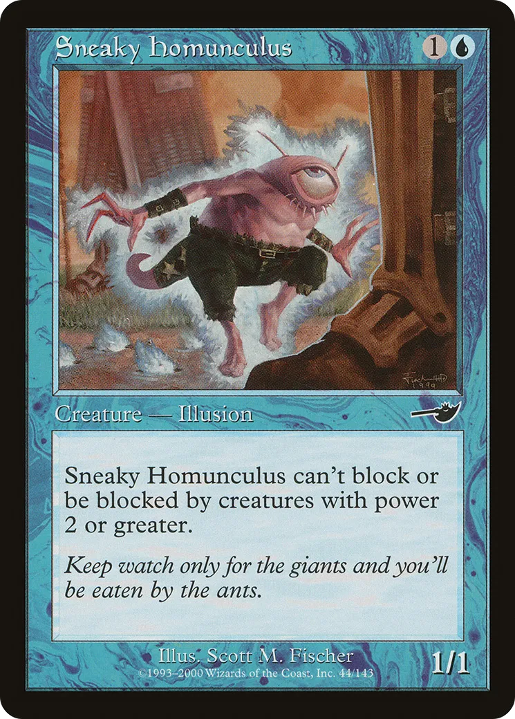Homoncule furtif — Nemesis — Magic: The Gathering