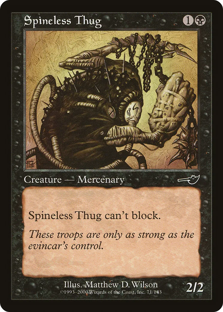 Étrangleur mou — Nemesis — Magic: The Gathering