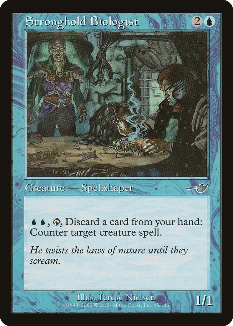 Biologiste de la forteresse — Nemesis — Magic: The Gathering