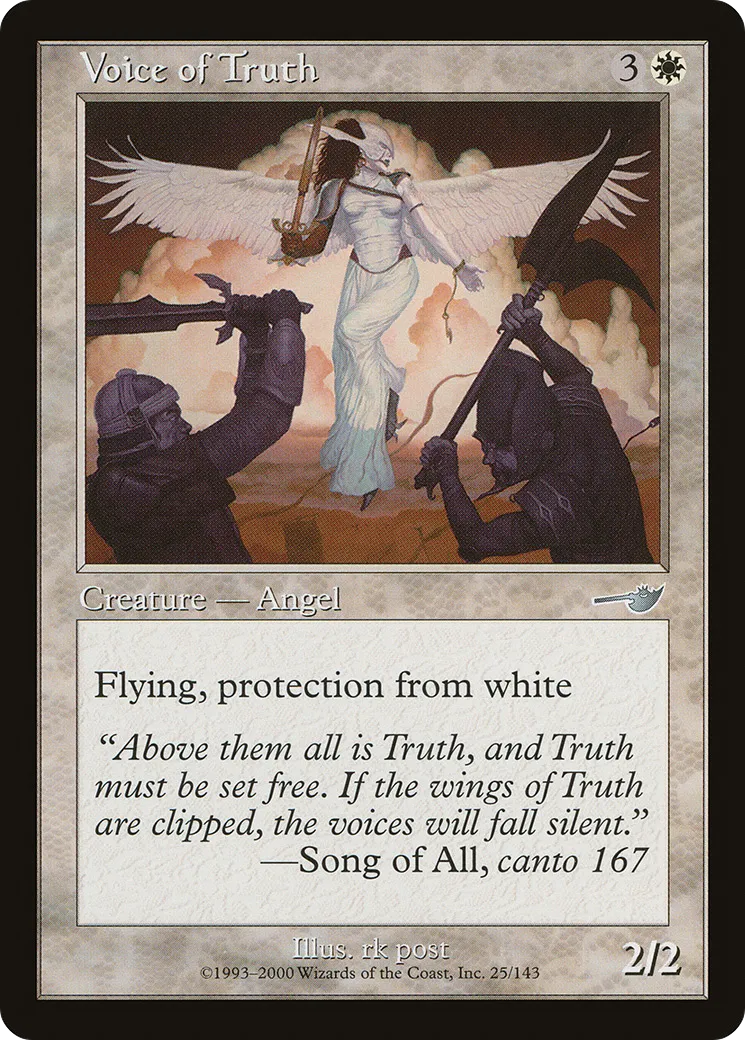 Voice of Truth — Nemesis — Magic: The Gathering