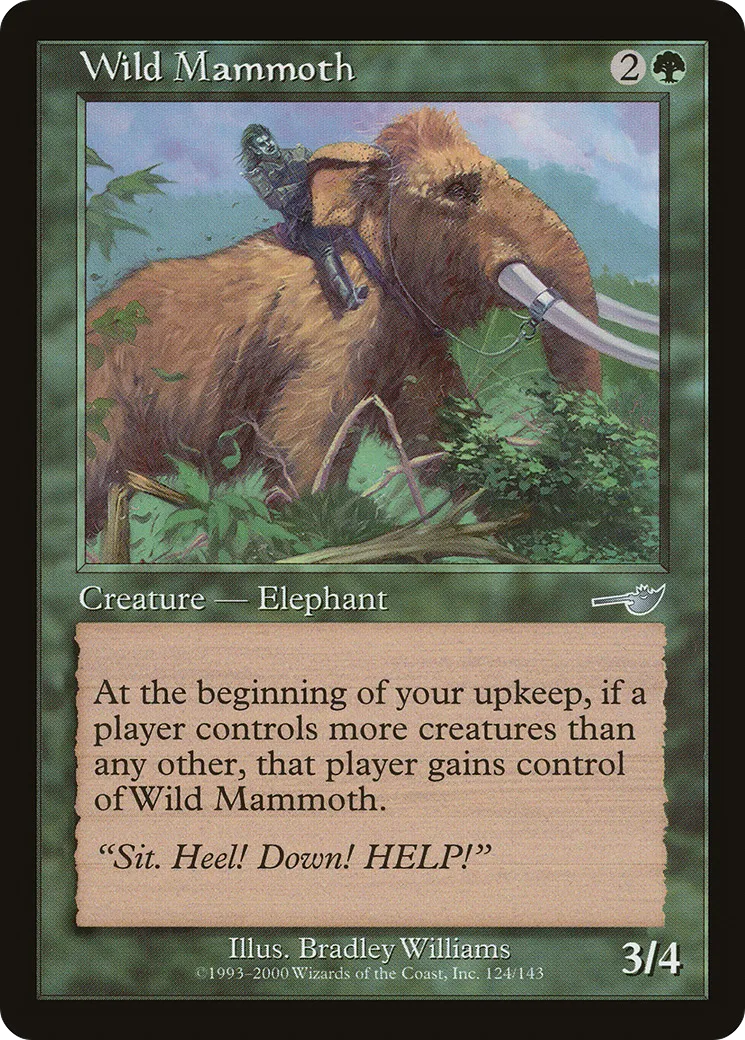 Mammouth sauvage — Nemesis — Magic: The Gathering