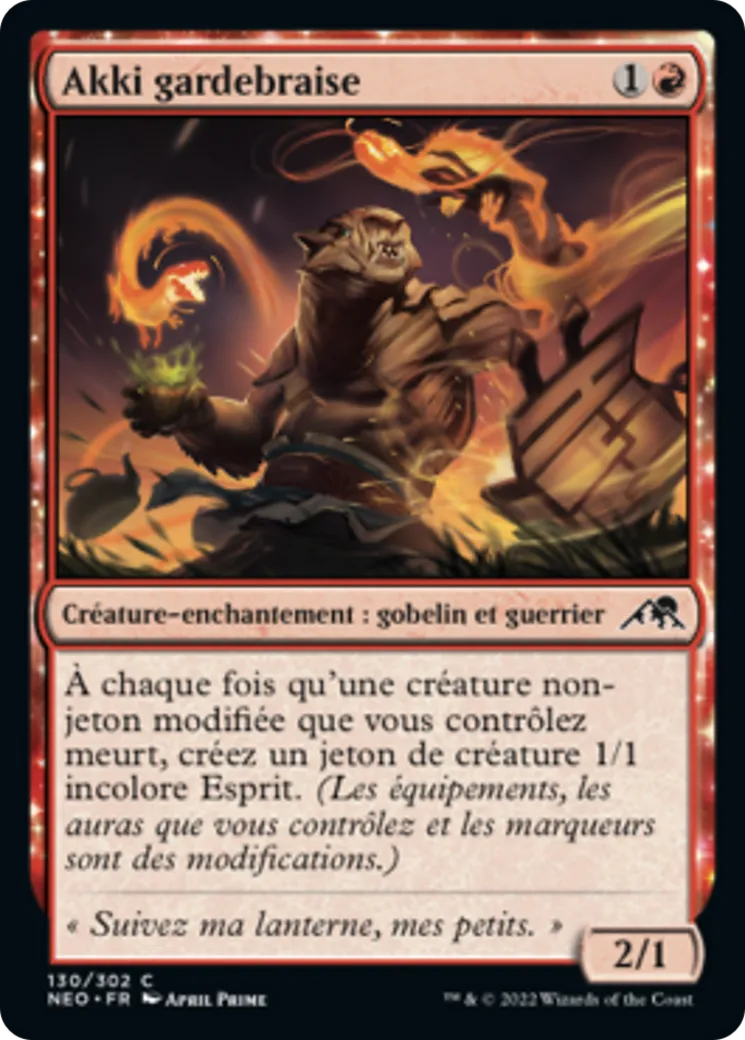 Akki gardebraise — Kamigawa: Neon Dynasty — Magic: The Gathering