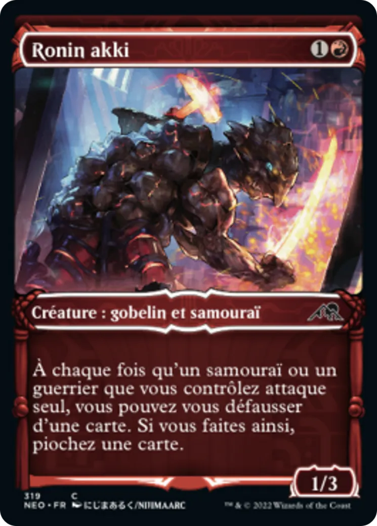 Ronin akki — Kamigawa: Neon Dynasty — Magic: The Gathering