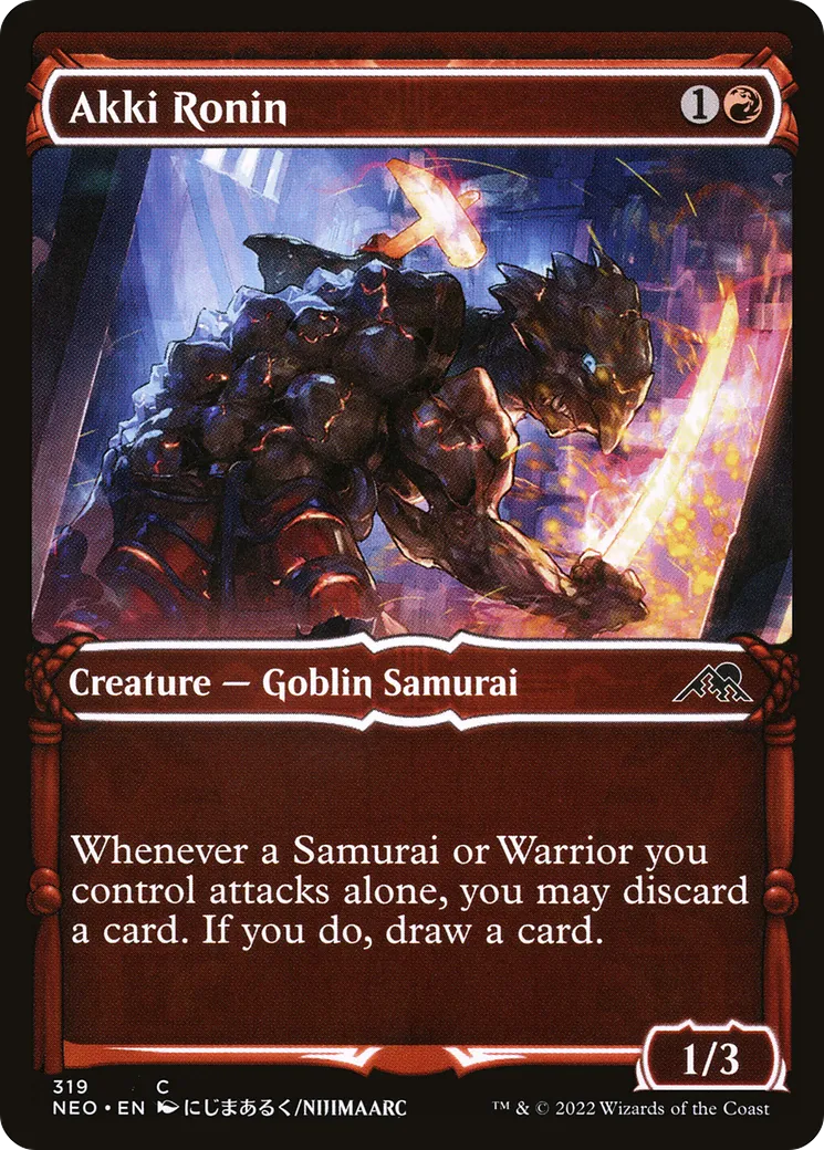 Akki Ronin — Kamigawa: Neon Dynasty — Magic: The Gathering