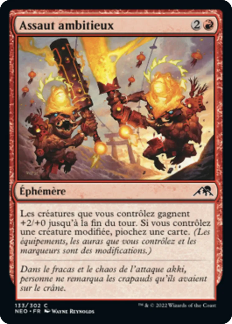 Assaut ambitieux — Kamigawa: Neon Dynasty — Magic: The Gathering