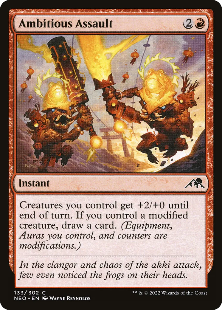 Ambitious Assault — Kamigawa: Neon Dynasty — Magic: The Gathering
