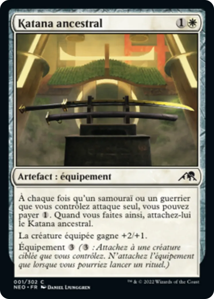 Katana ancestral — Kamigawa: Neon Dynasty — Magic: The Gathering